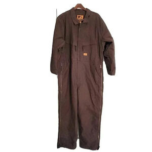 Wells Lamont Coverall Jumpsuit XL Men's NWOT Insulated Brown Canvas Workwear